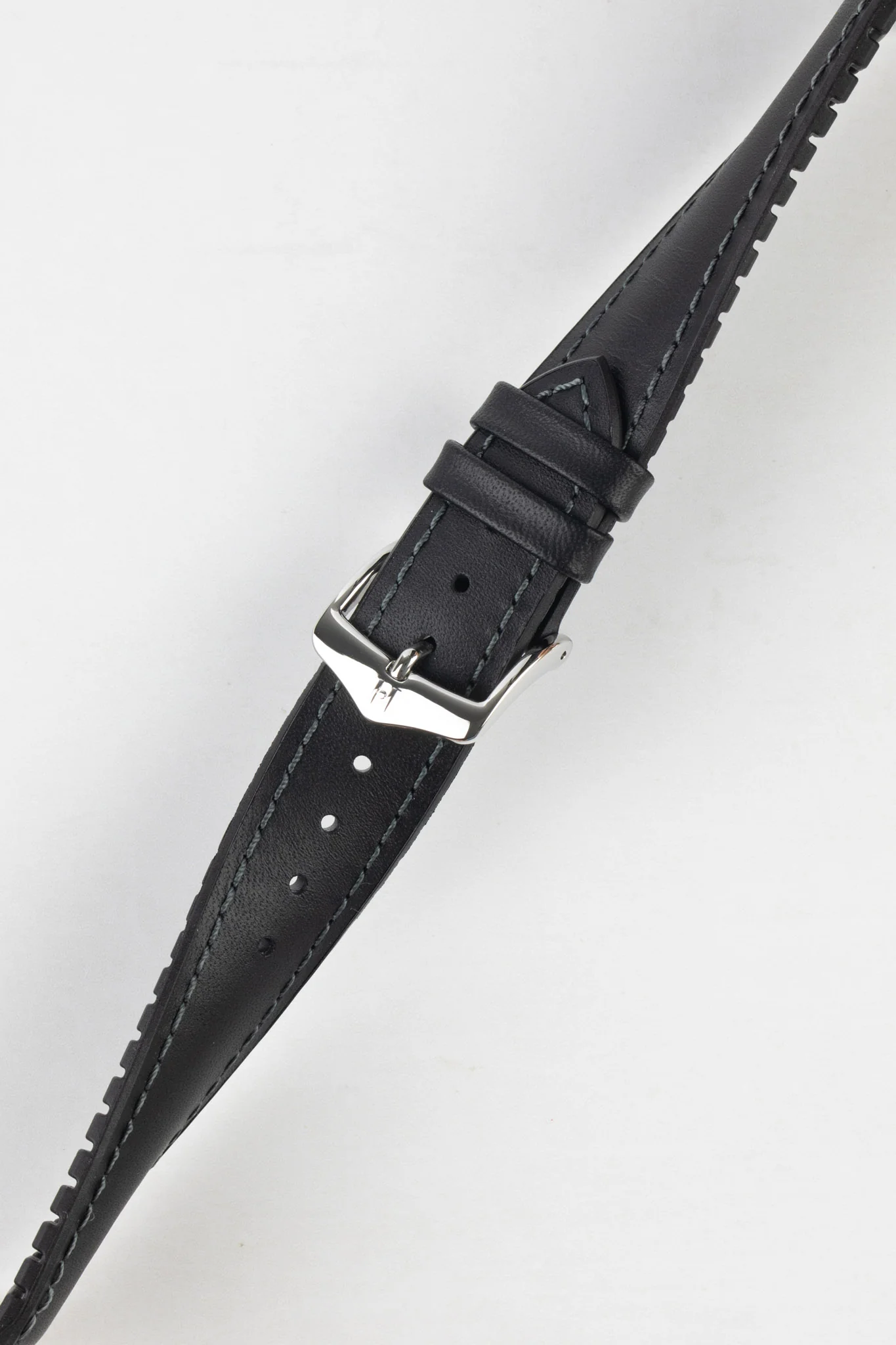 Hirsch JAMES Calf Leather Performance Watch Strap in BLACK - Image 5