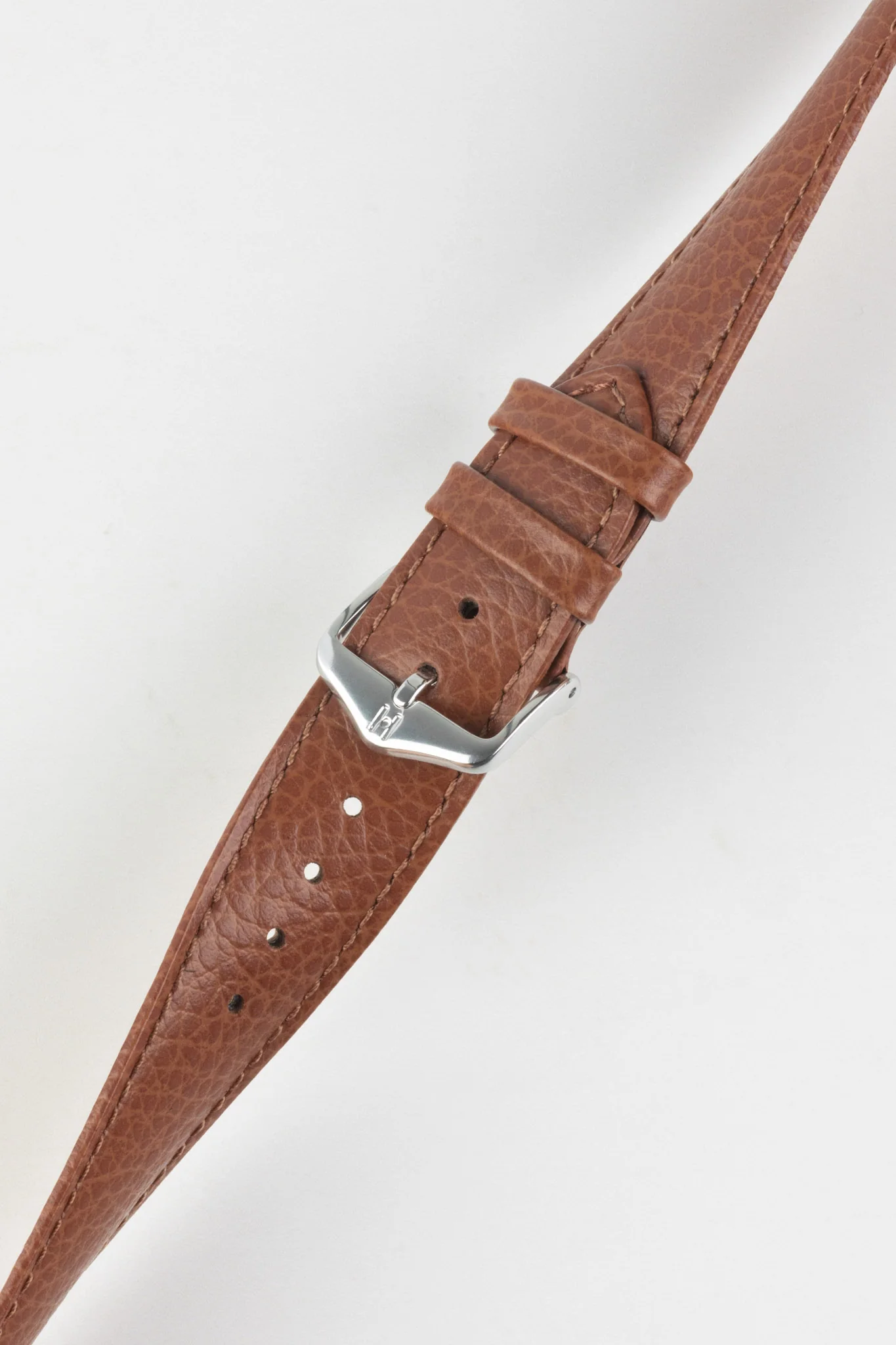 Hirsch KANSAS Buffalo Embossed Calf Leather in GOLD BROWN - Image 5