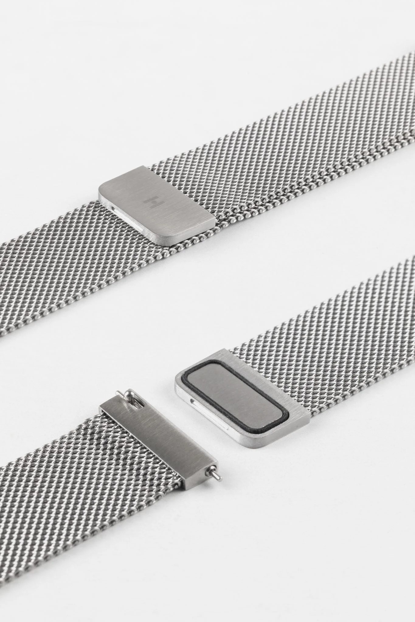 Hirsch MILANAISE Mesh Watch Band in SILVER - Image 7