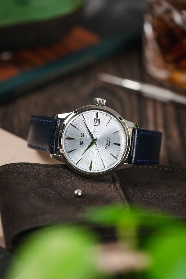 Hirsch OSIRIS Quick-Release Calf Leather Watch Strap in BLUE - Image 4