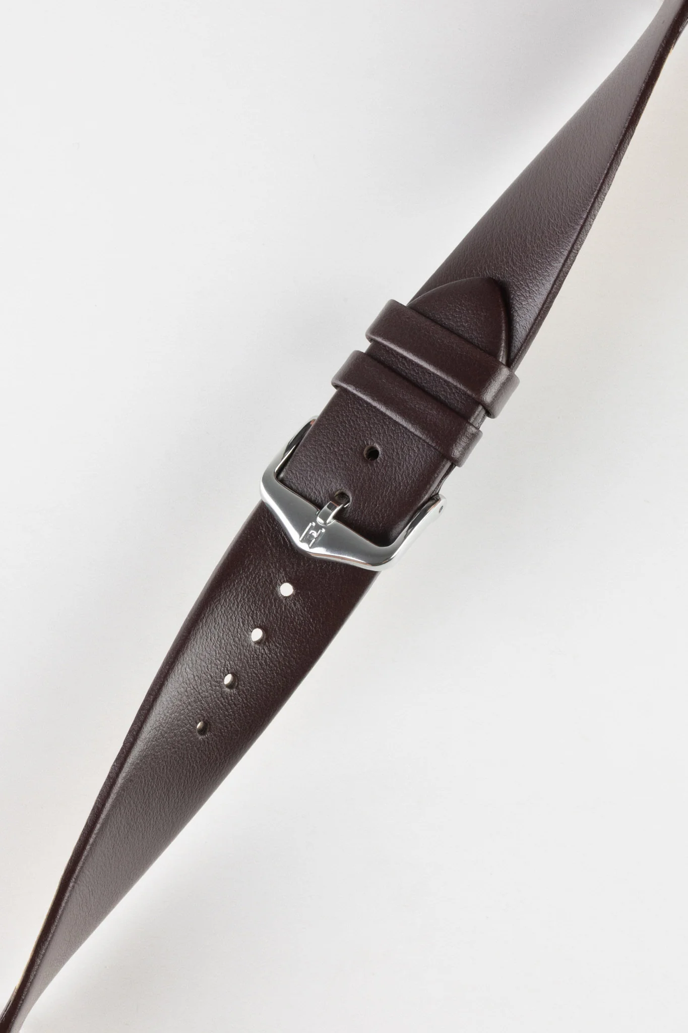 Hirsch TORONTO Quick-Release Fine-Grained Leather Watch Strap in BROWN - Image 5